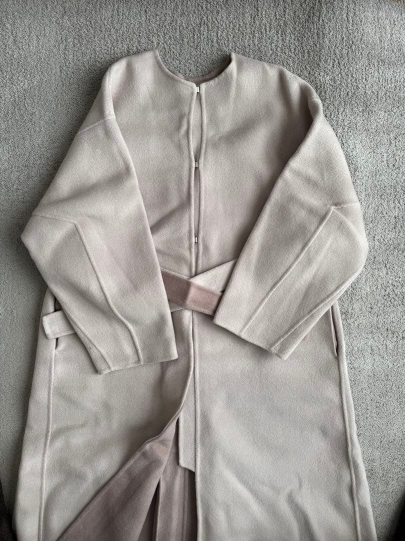 FRAY I.D カシミヤ混BALLIリバーコート IVR サイズ0