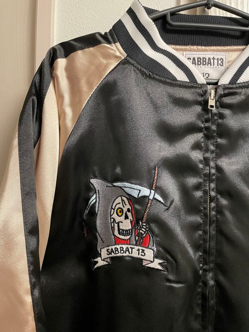 SABBAT13 スカジャン 黒・ベージュ