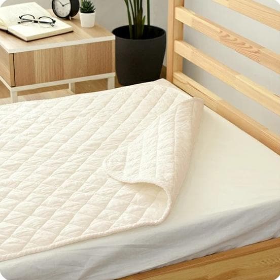 【新品】　パシーマ パットシーツ シングル 110×210cm きなり