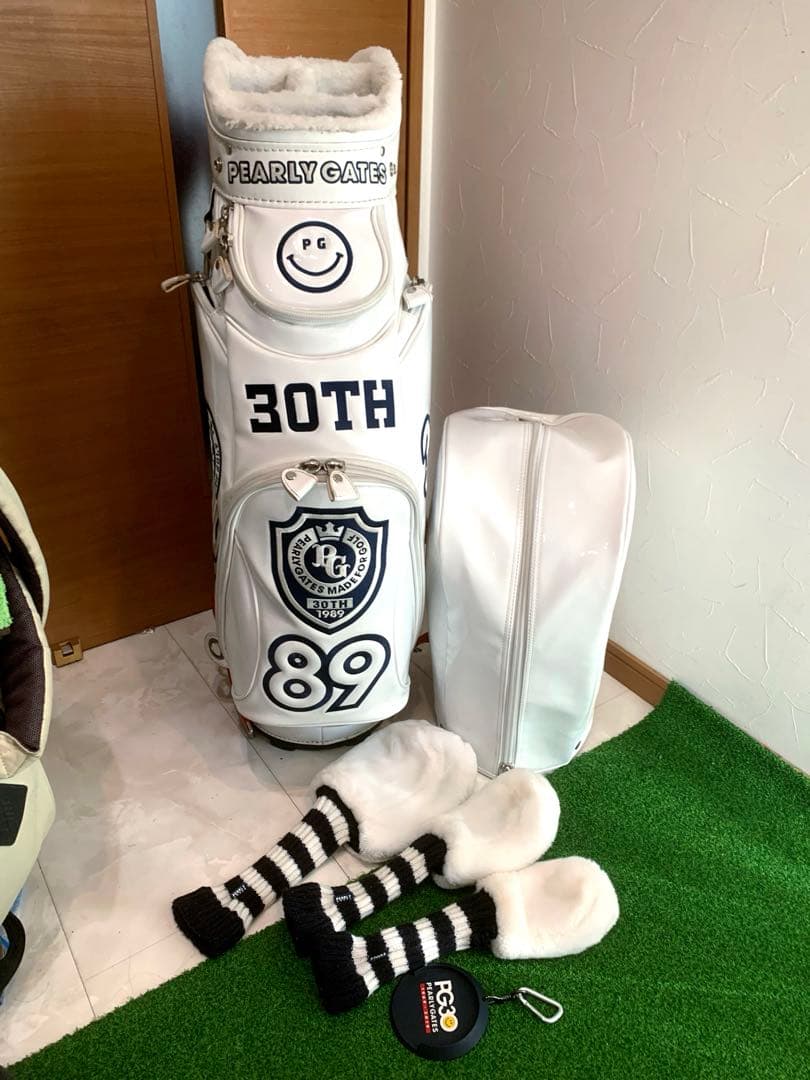 良品　正規品　パーリーゲイツ　キャディバッグ　ヘッドカバーセット　ユニセックス