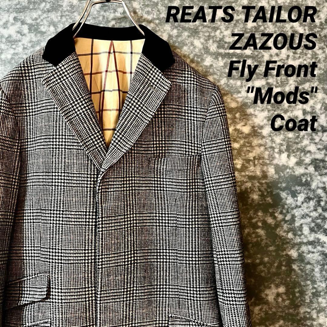 zazous グレンチェック モッズコート MOON社 生地 ザズー MODS