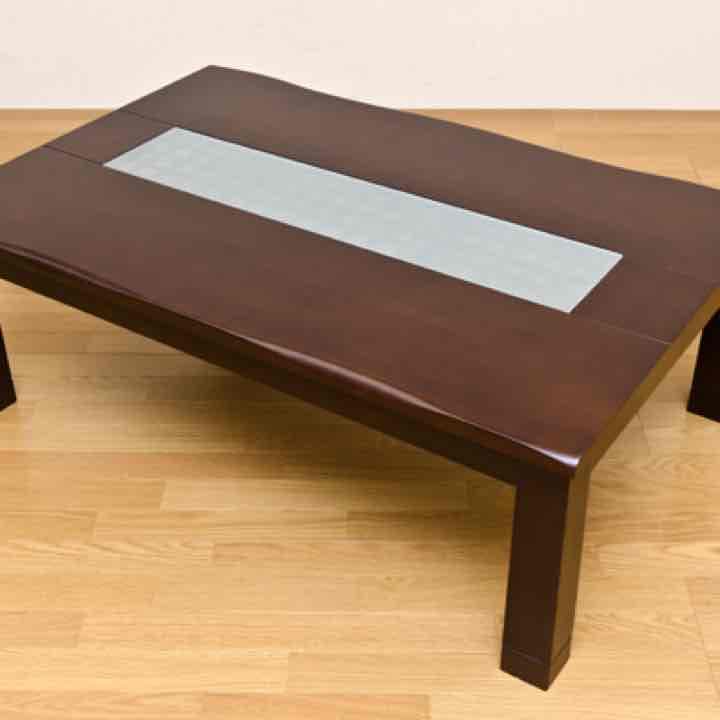 Zen　継脚式　モダンコタツ　120×80　BR/WH