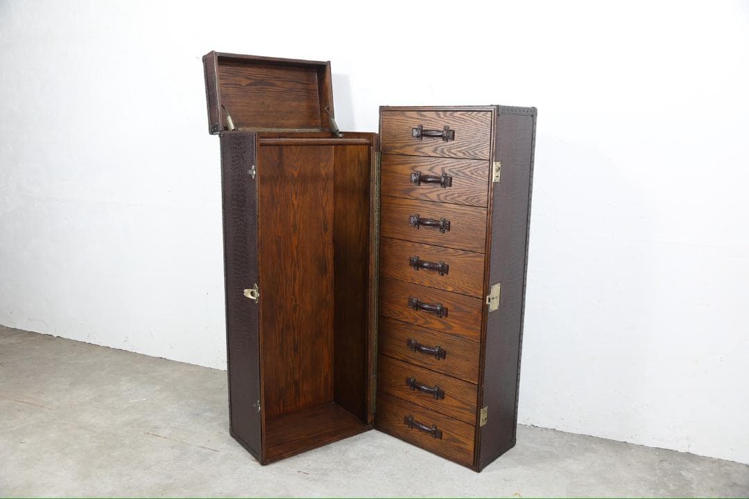 希少『HALO』ハロ トランクワードローブ トランクキャビネット RWwar4