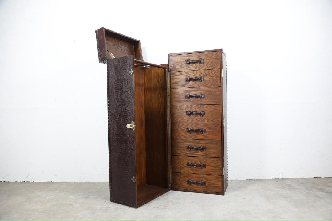 希少『HALO』ハロ トランクワードローブ トランクキャビネット RWwar4