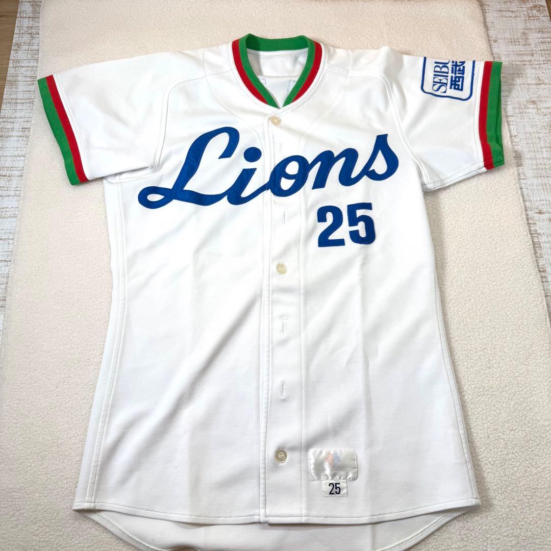 激レア　西武ライオンズ　25 大田卓司　支給品 実使用　上下セット ユニフォーム
