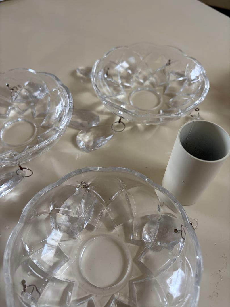 【美品】シャンデリア　Opera オペラ　クリーム【LED電球対応12灯】