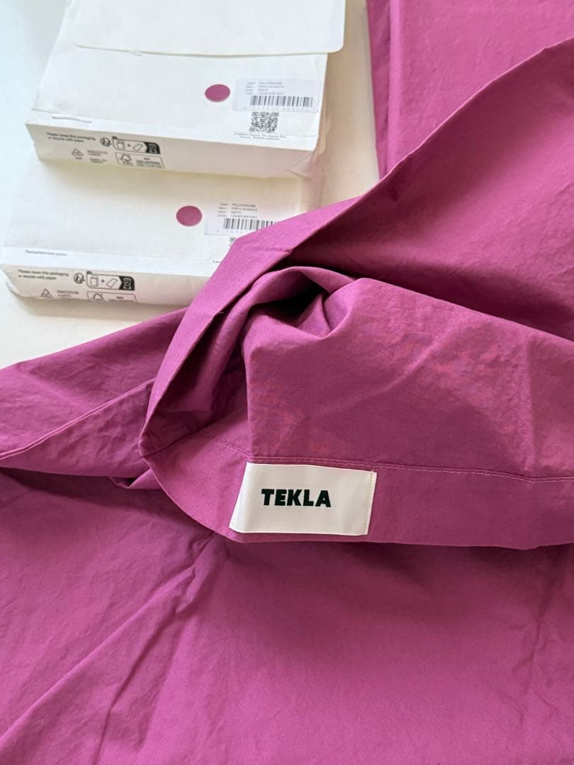 【新品】 Tekla 枕カバー ピンク
