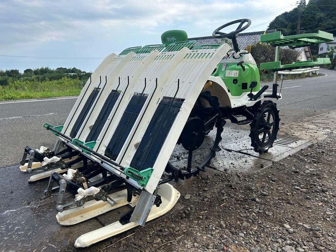 宮崎　ヤンマー　田植機 パワステ 4条植え Pes-1 　田植え機　動画あり