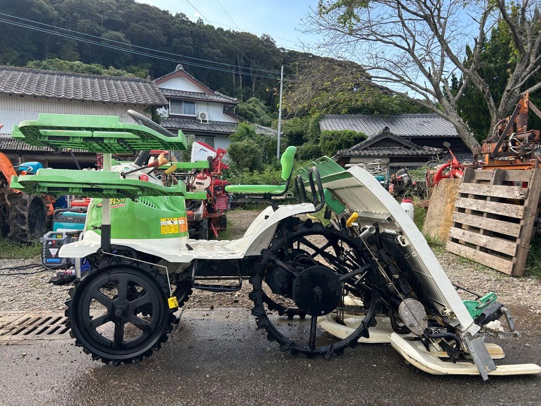 宮崎　ヤンマー　田植機 パワステ 4条植え Pes-1 　田植え機　動画あり