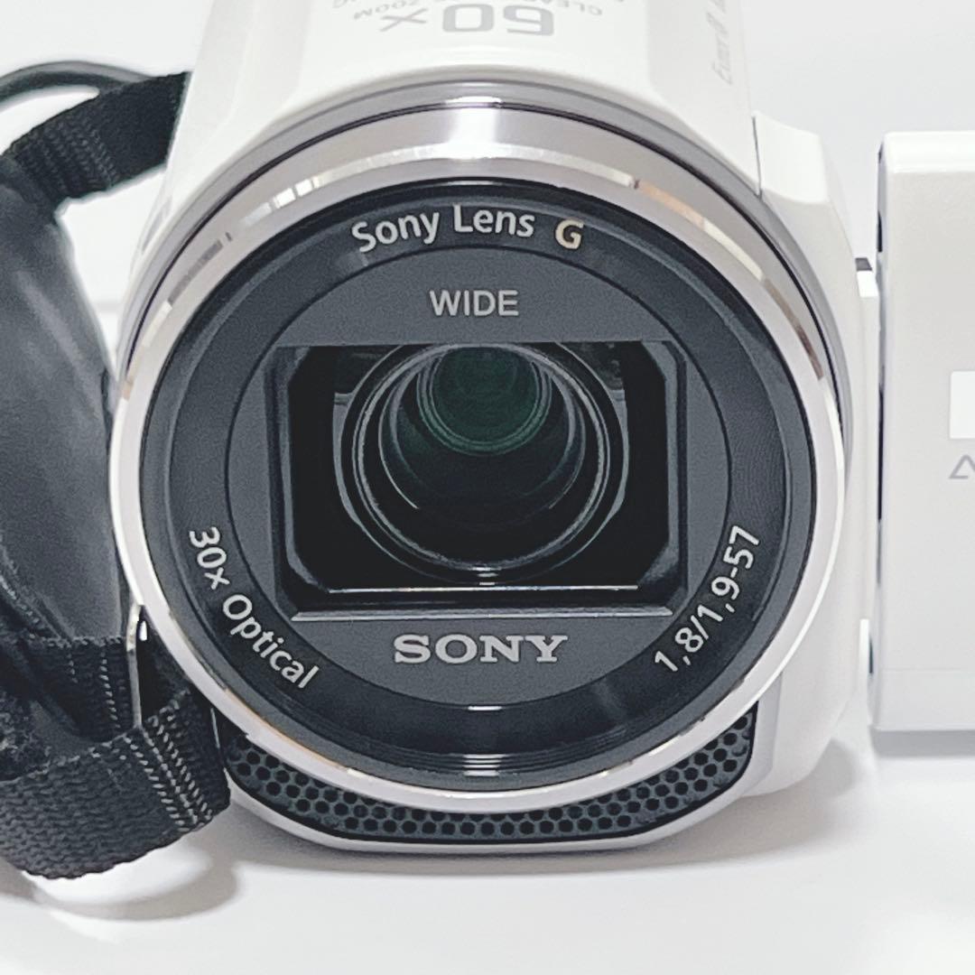 【美品】SONY HDR-CX535 ビデオカメラ ホワイト