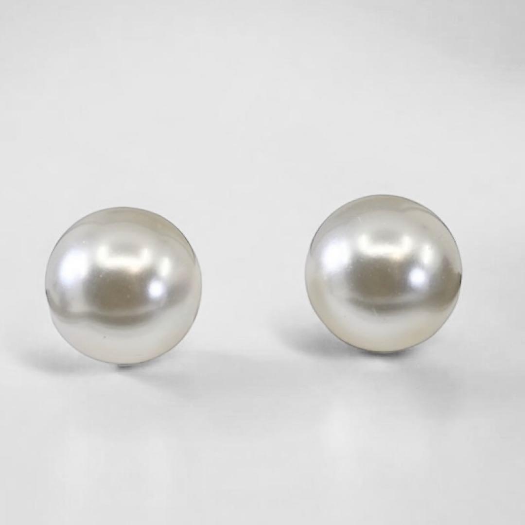 【未使用・花珠品位】高島屋　K14 アコヤ　パール　本真珠　ピアス　大珠