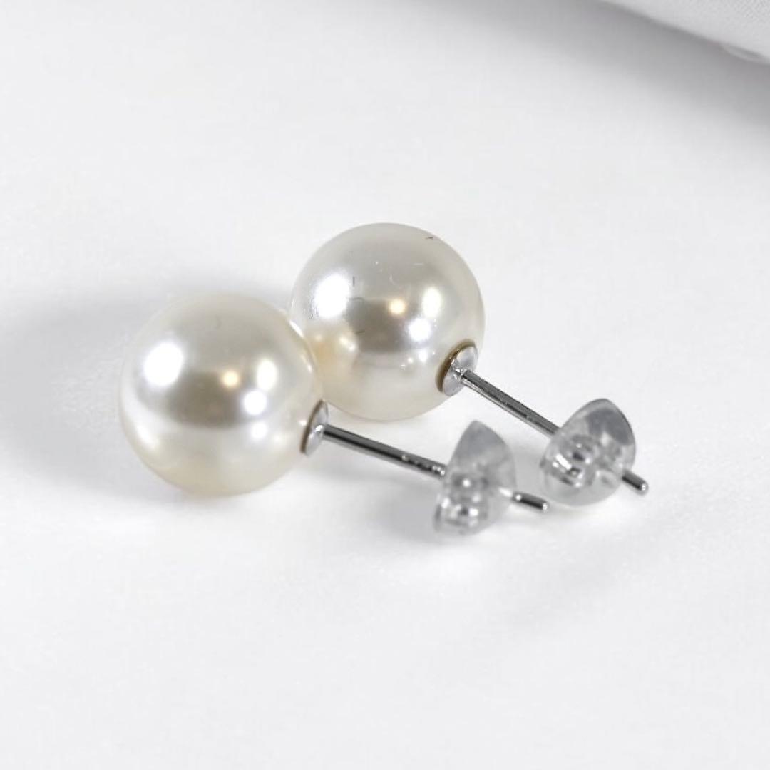【未使用・花珠品位】高島屋　K14 アコヤ　パール　本真珠　ピアス　大珠