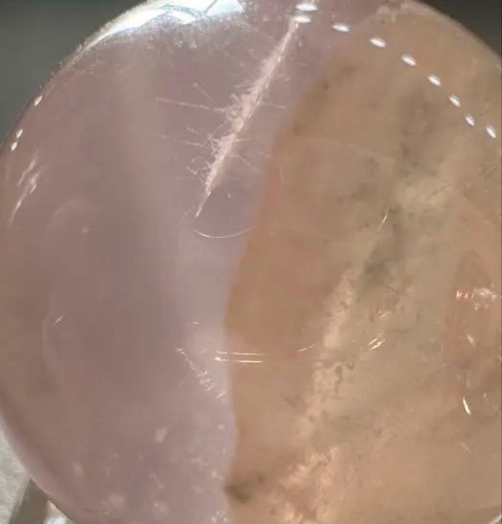 ホワイトガーデンスターローズクォーツ　スフィア28mm