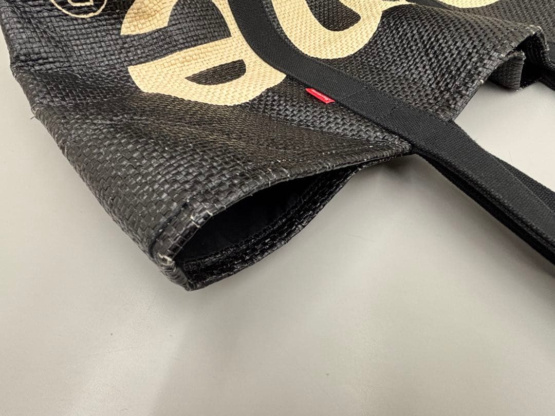 Suprem Raffia Tote Bag シュプリーム トートバック 黒