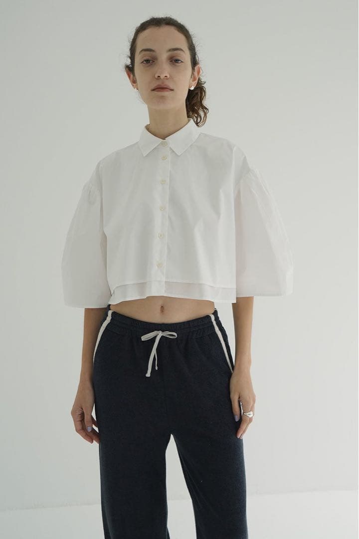 トップス CLANE LAYERED NUANCE SHIRTS