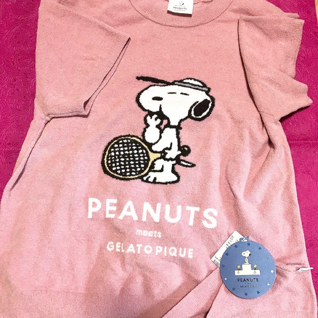 me_sanジェラートピケPEANUTS スヌーピー ルームウェア セット