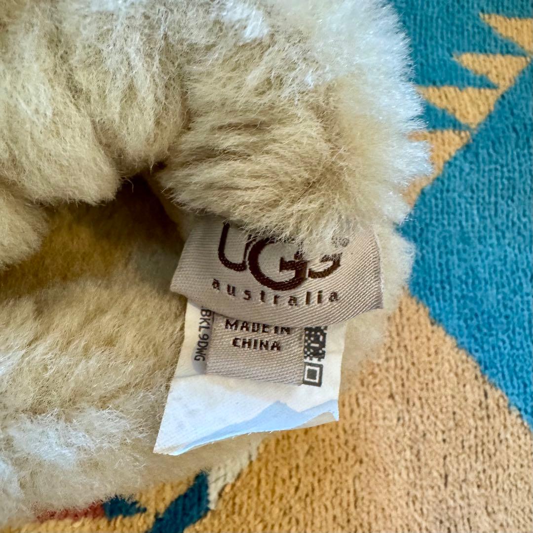 【極暖】UGG アグ ムートン手袋 メンズ レザーグローブ Mサイズ