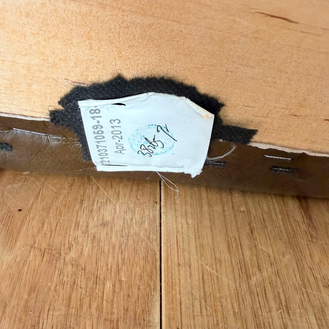 オットマン レザー 本革 茶色 ソファ ヴィンテージ調 四角形 ブラウン 猫脚