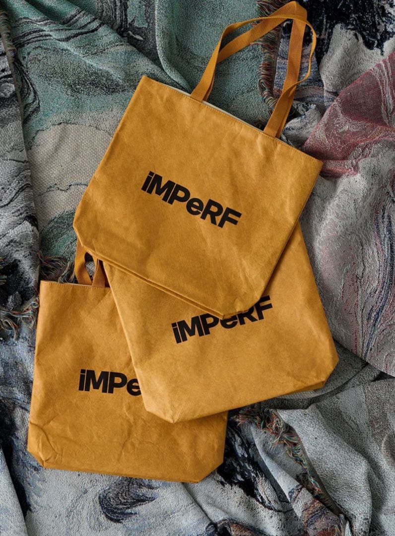 【IMPeRF】Black Flow Throw Blanket : M