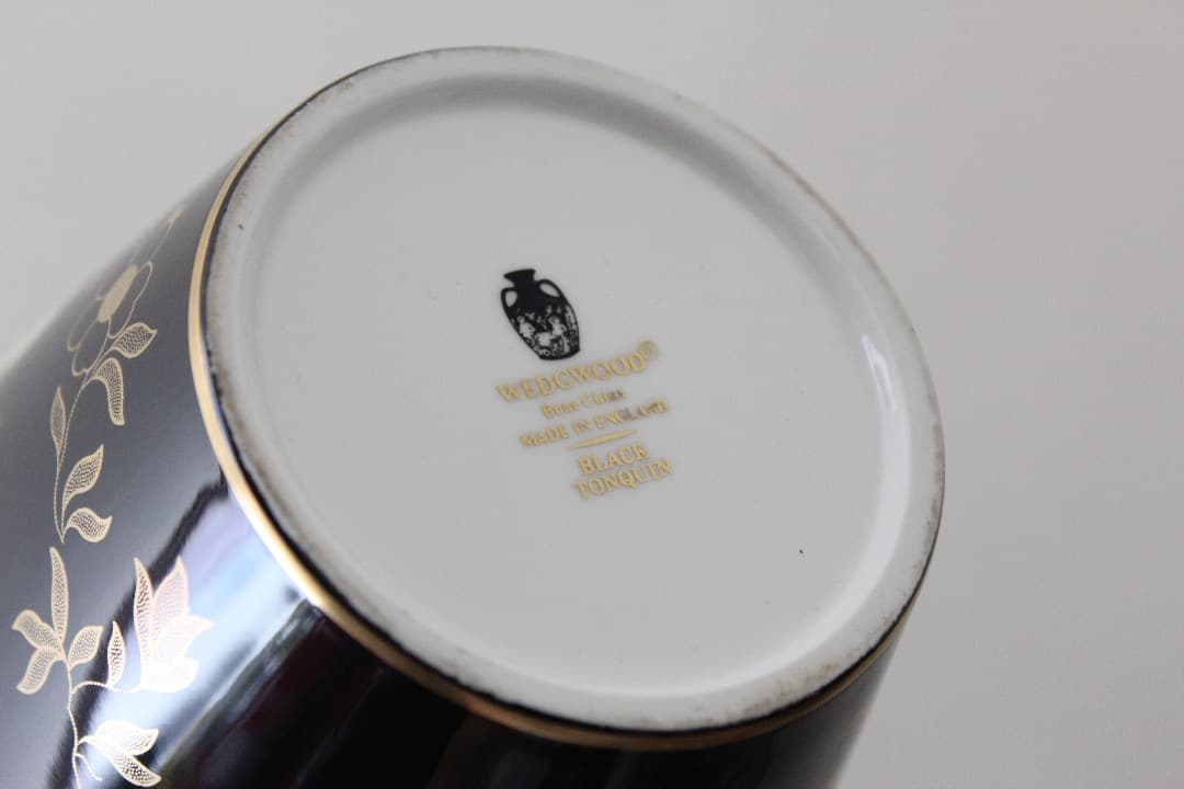 WEDG WOOD　トンキン　ブラック　ジンジャージャー・ポット　希少・廃盤