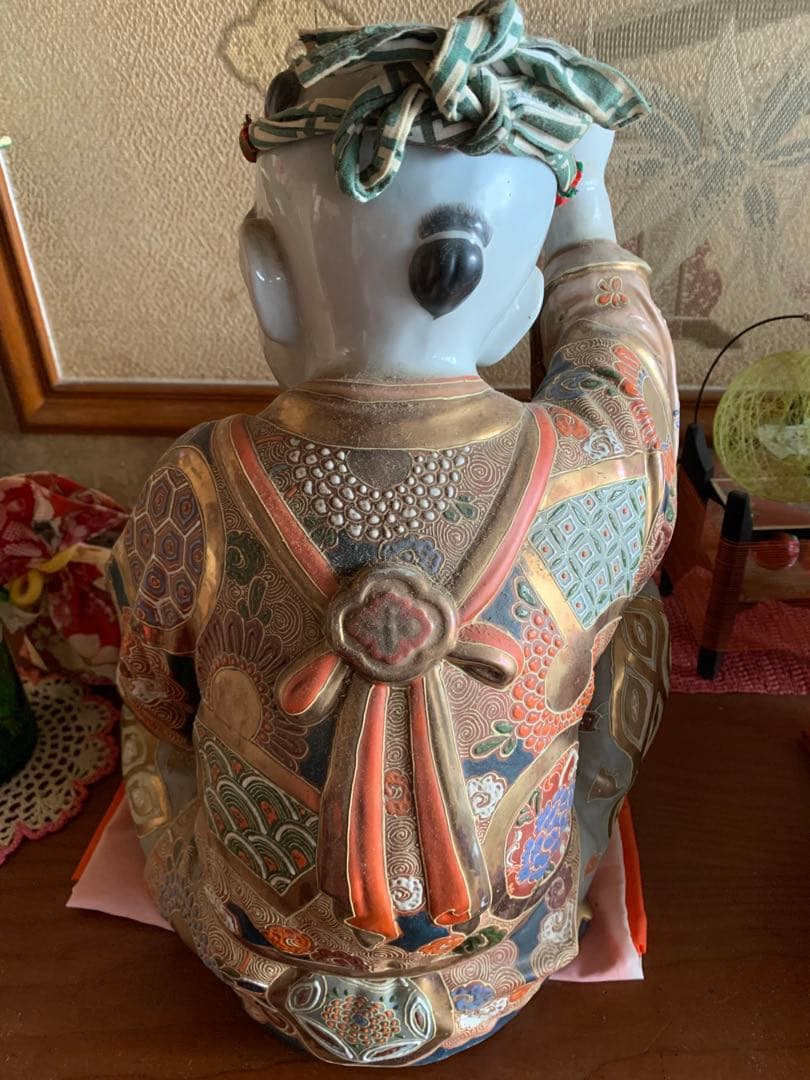 太鼓打唐子人形　置物