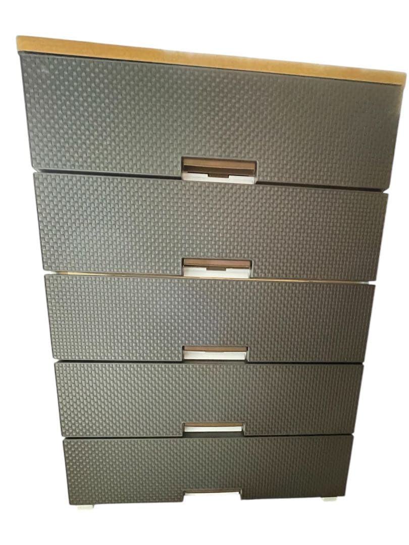 天馬　fits フィッツプラス　メッシュ　ブラウン　5段　チェスト