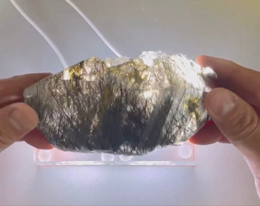 15万円⇒7万円切 美品 完璧 赤字 732g ブルーザギマウンテンクォーツ