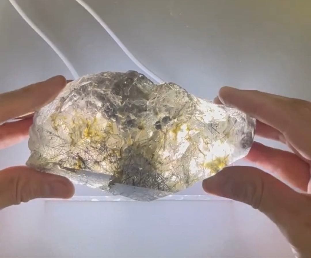 15万円⇒7万円切 美品 完璧 赤字 732g ブルーザギマウンテンクォーツ