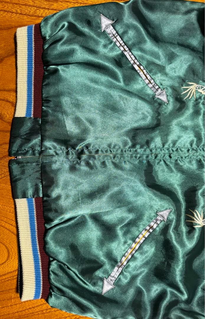 美品 テーラー東洋 両A面 スカジャン 虎 龍 Lサイズ TT10841