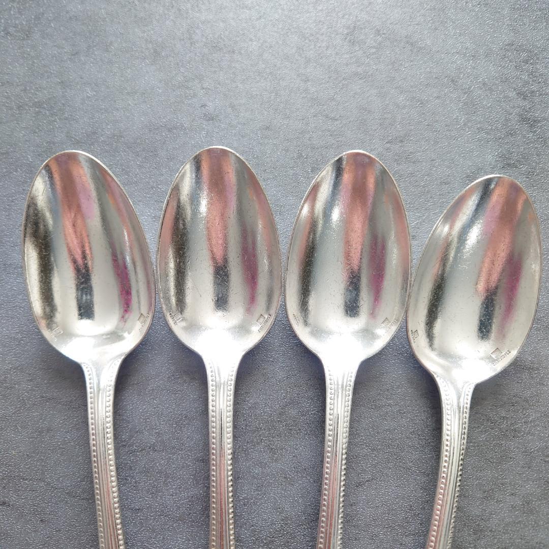 希少 クリストフル パール デザートスプーン 4点