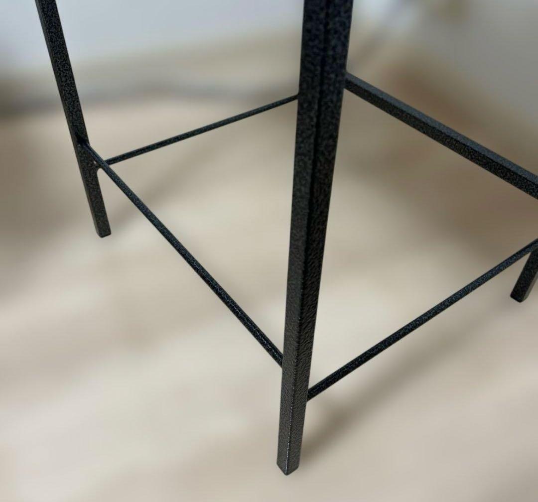 極美品✨ HIKARI ブラックメタル ダイニングチェア