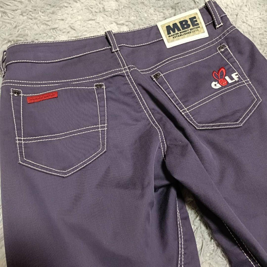 マスターバニー エディション　ストレッチ　パンツ　ゴルフ　刺繍　ウェア