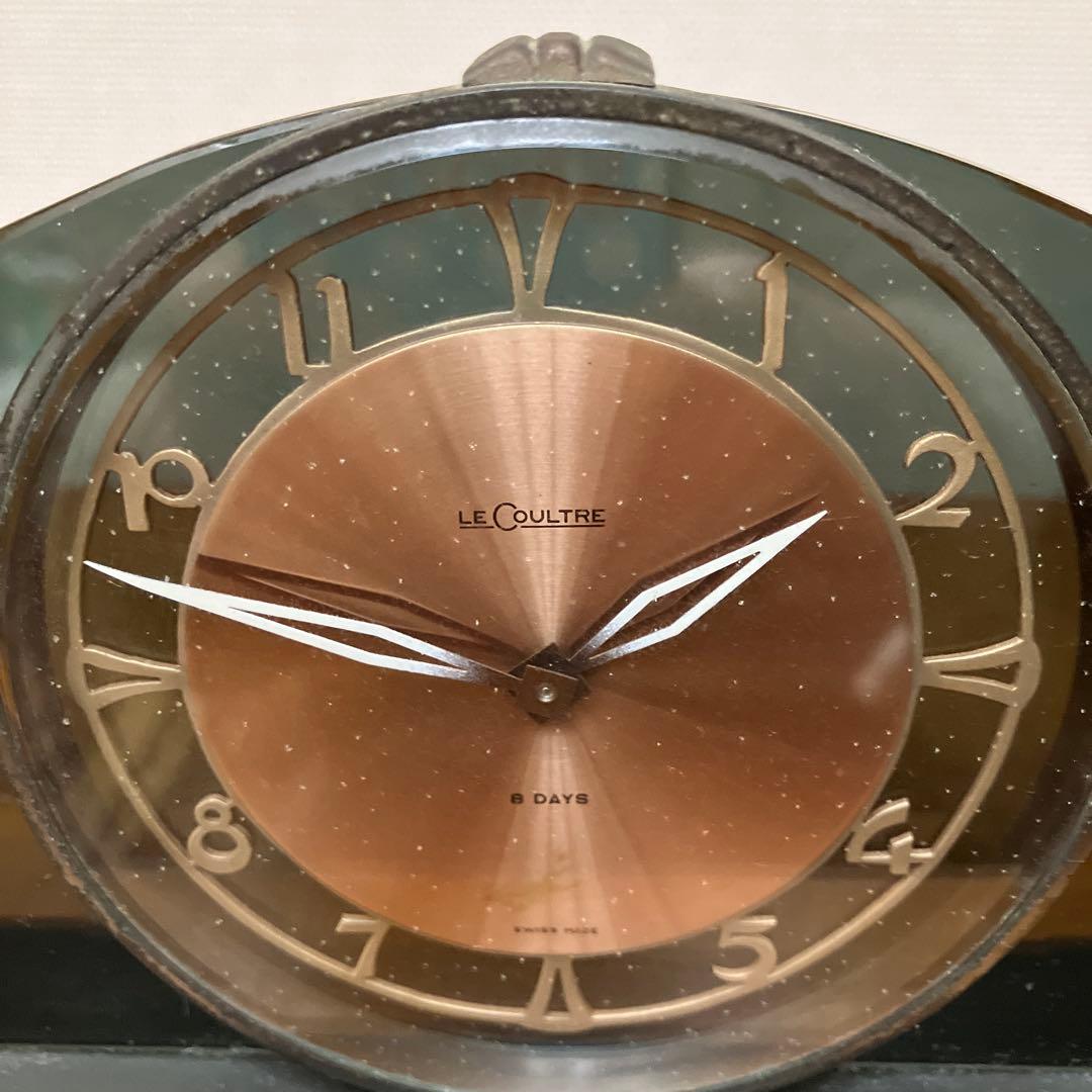 LECOULTRE ルクルト　置時計　アンティーク　ヴィンテージ　骨董　スイス製