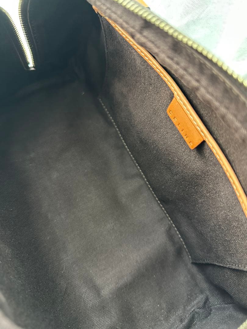 【超美品】セリーヌ　CELINE　　マカダム　ミニボストンバッグ　パピヨン型