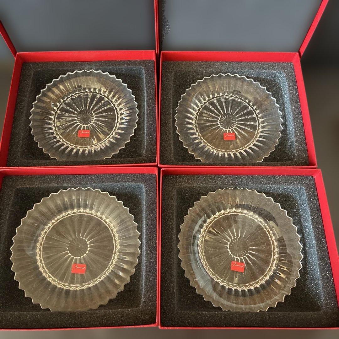 Baccarat ミルニュイプレート16cm 4枚セット