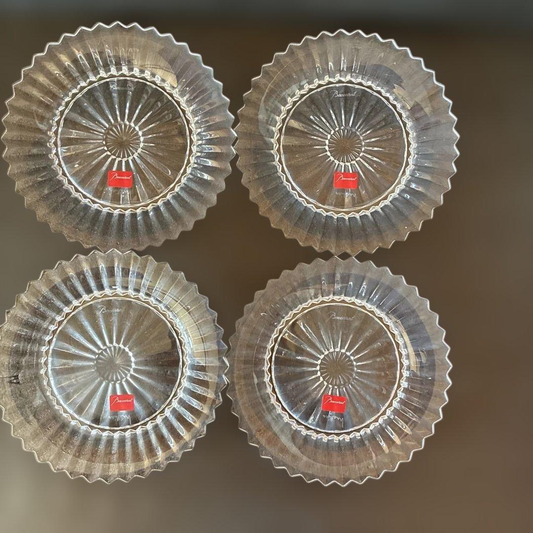 Baccarat ミルニュイプレート16cm 4枚セット