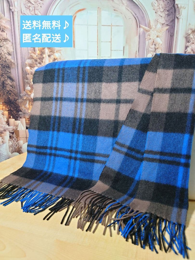 カシミア タータンチェック 大判 ストール ショール マフラー