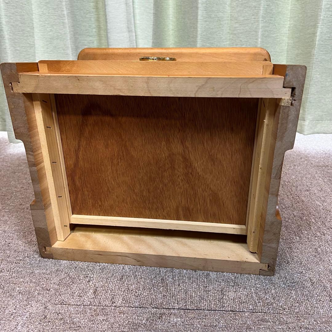 踏み台 引き出し付き 木製 スツール 収納 アンティーク