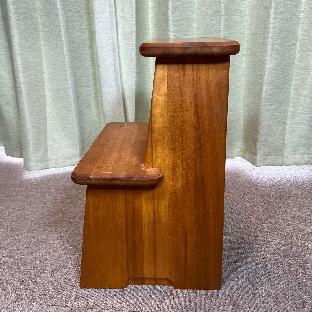 踏み台 引き出し付き 木製 スツール 収納 アンティーク