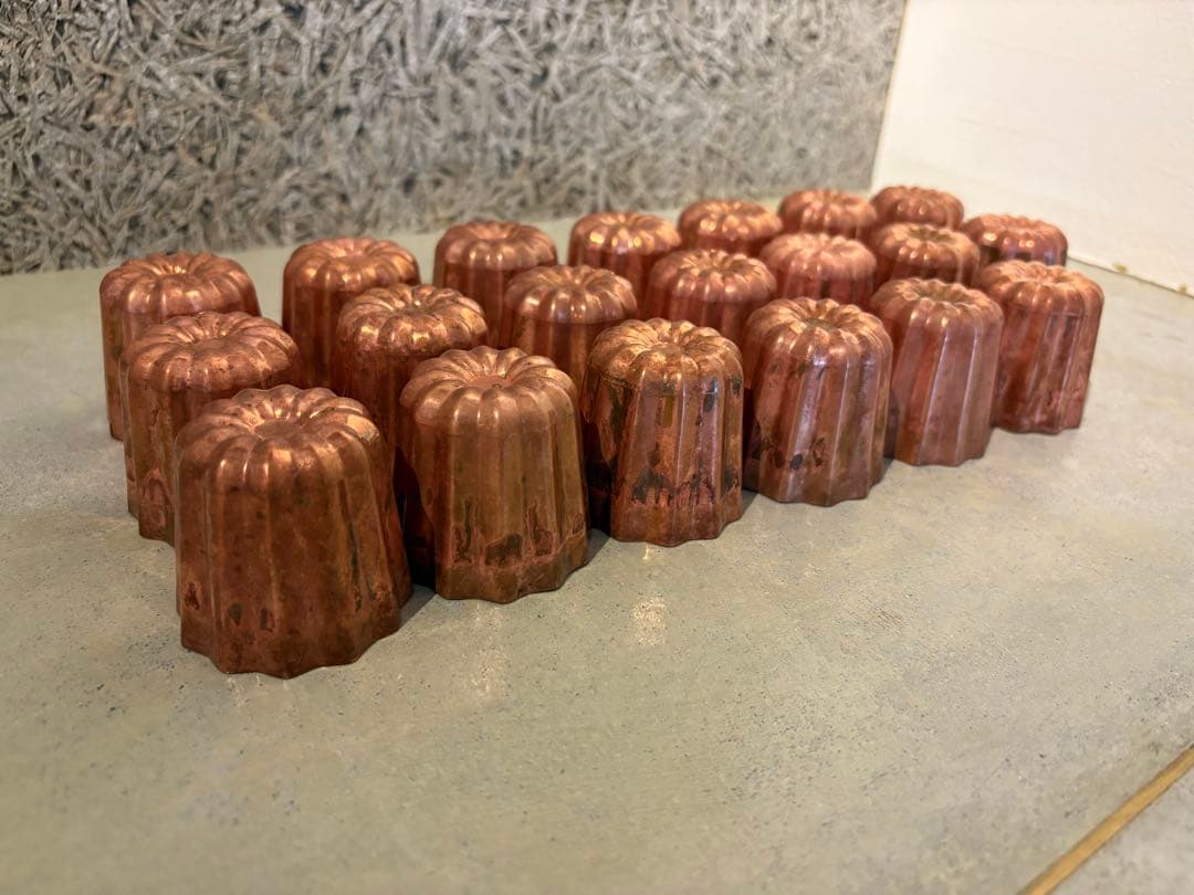 銅製カヌレ型 20個セット