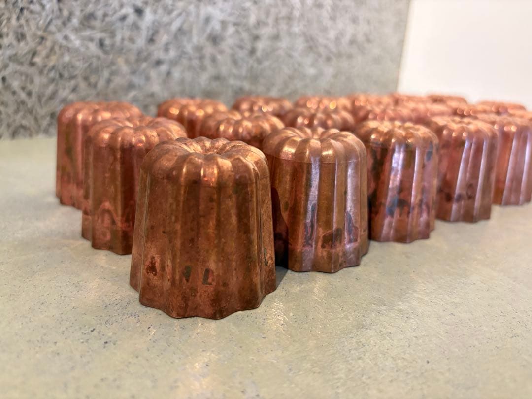 銅製カヌレ型 20個セット