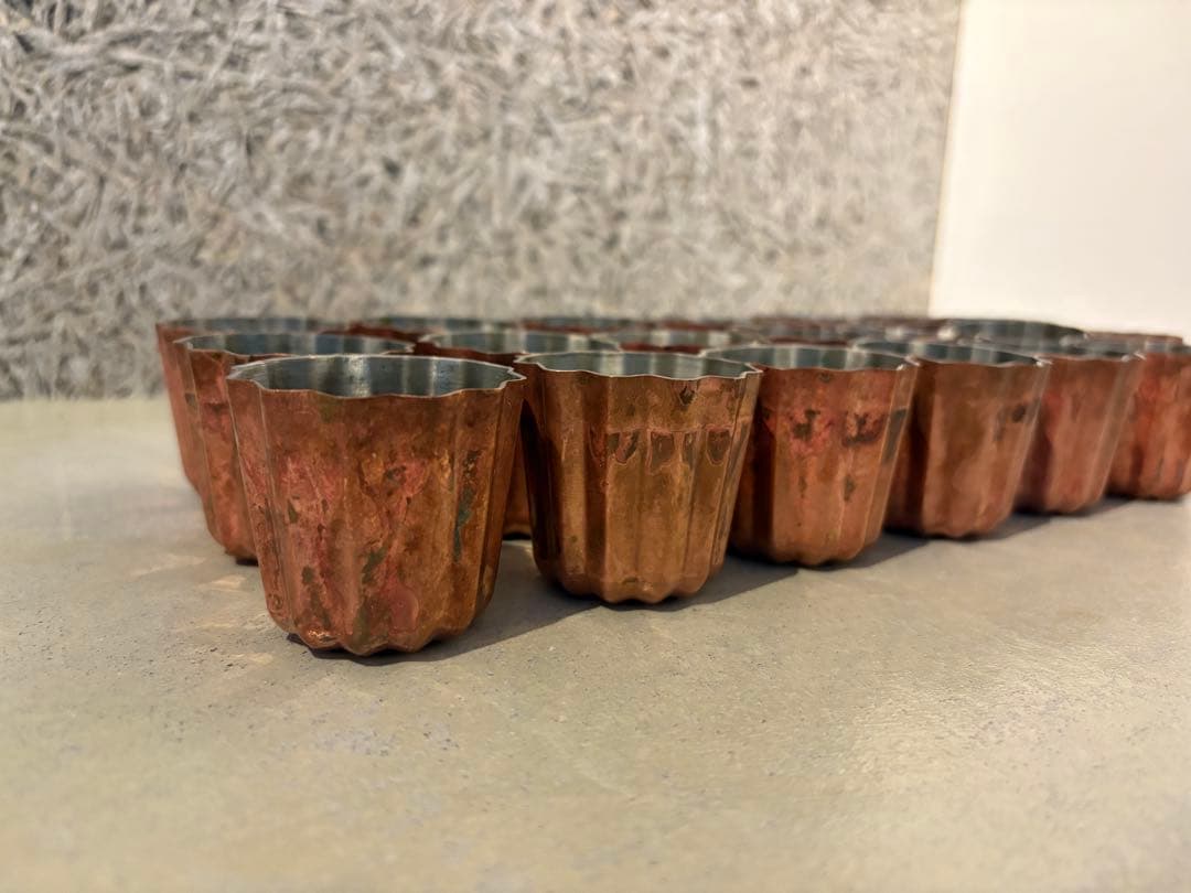 銅製カヌレ型 20個セット