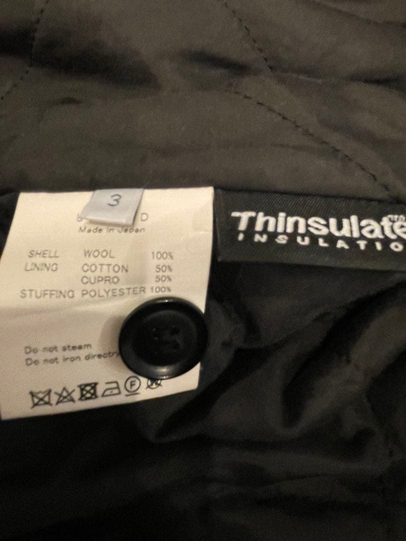 美品UNUSED アンユーズド ブロックチェック ジャケット CPO サイズ3