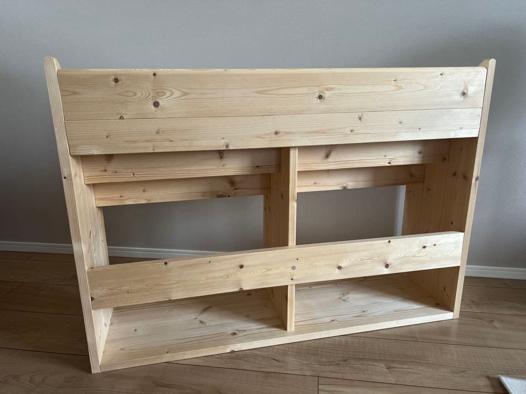 木製オープンシェルフ 3段　絵本棚　絵本ラック