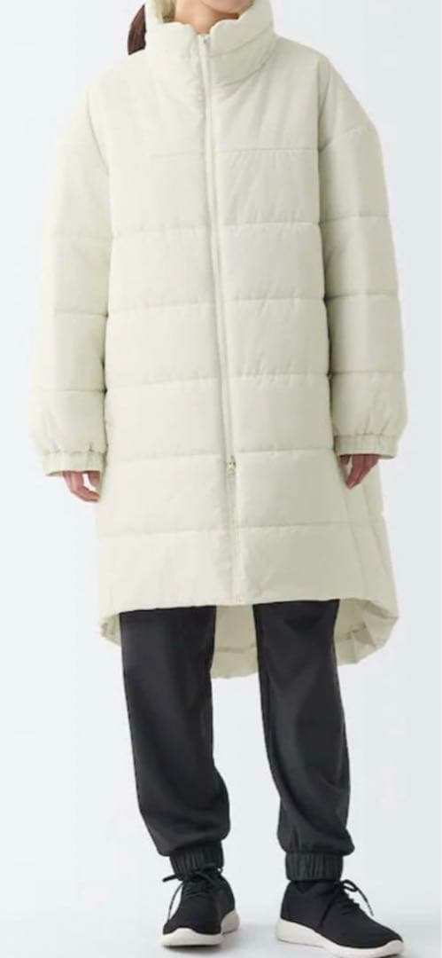 無印良品　中綿ロングコート　Lサイズ