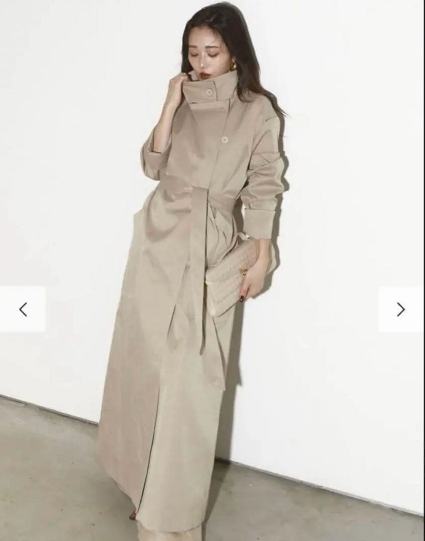 ANDREA＆Co. スタンドカラートレンチコート