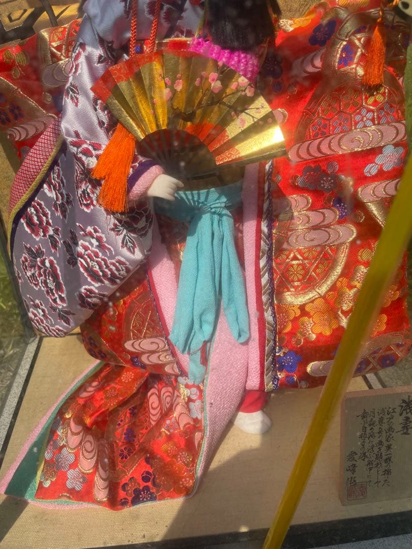 ケース入り日本人形 藤娘 端午の節句 昭和レトロ　15番　2号