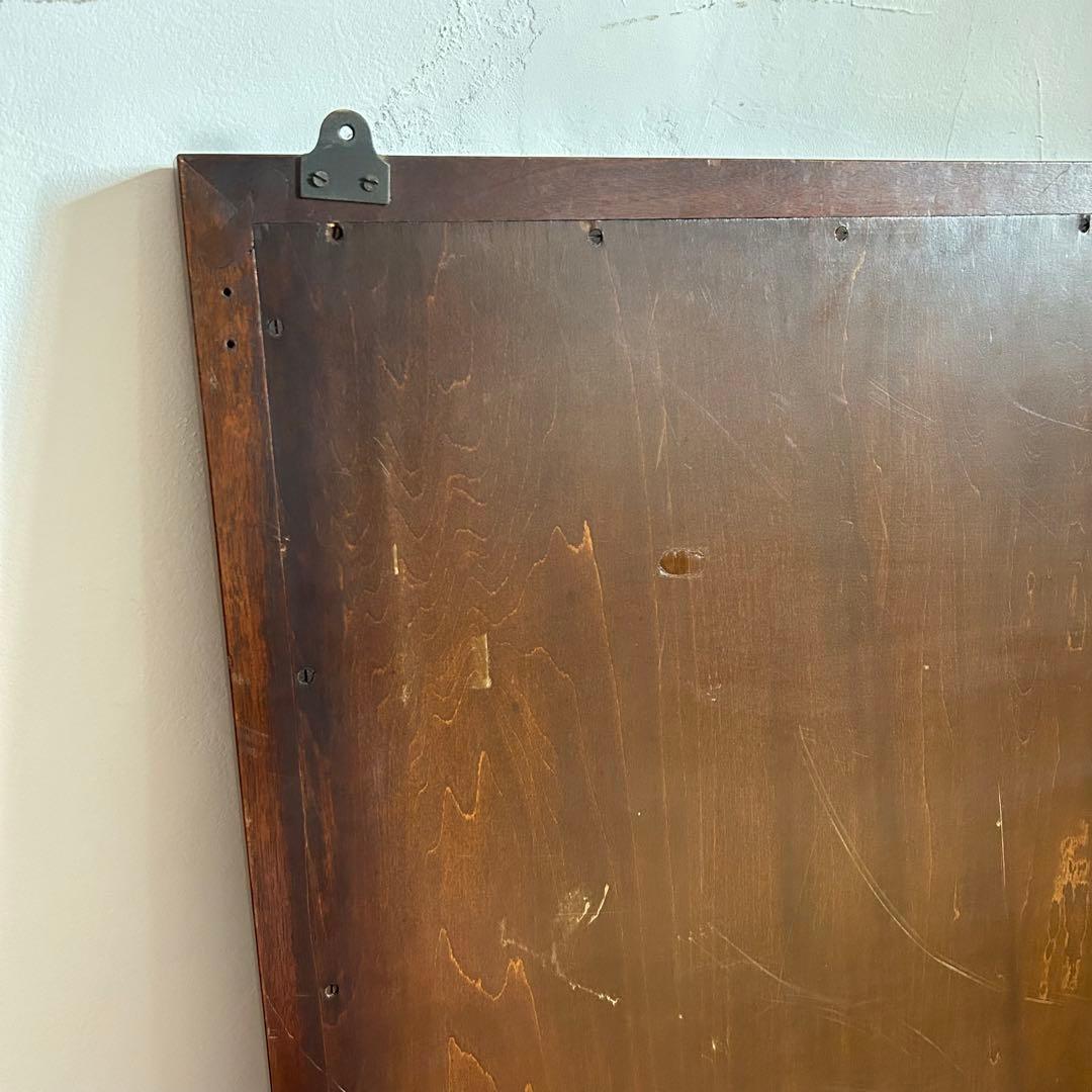 アンティーク 大型ウォールミラー 壁掛け鏡 姿見 ゴシック アーチ装飾