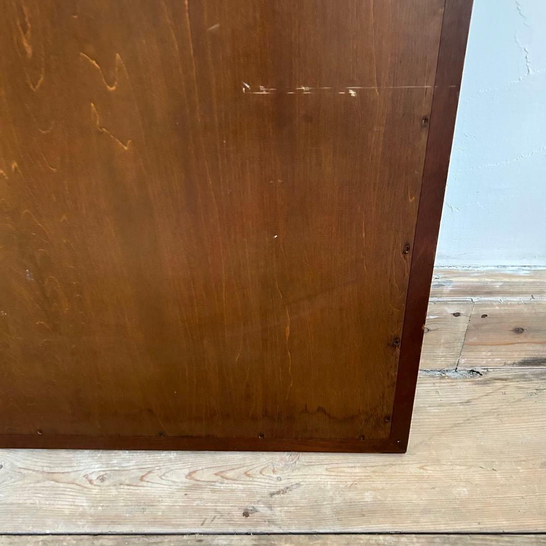 アンティーク 大型ウォールミラー 壁掛け鏡 姿見 ゴシック アーチ装飾