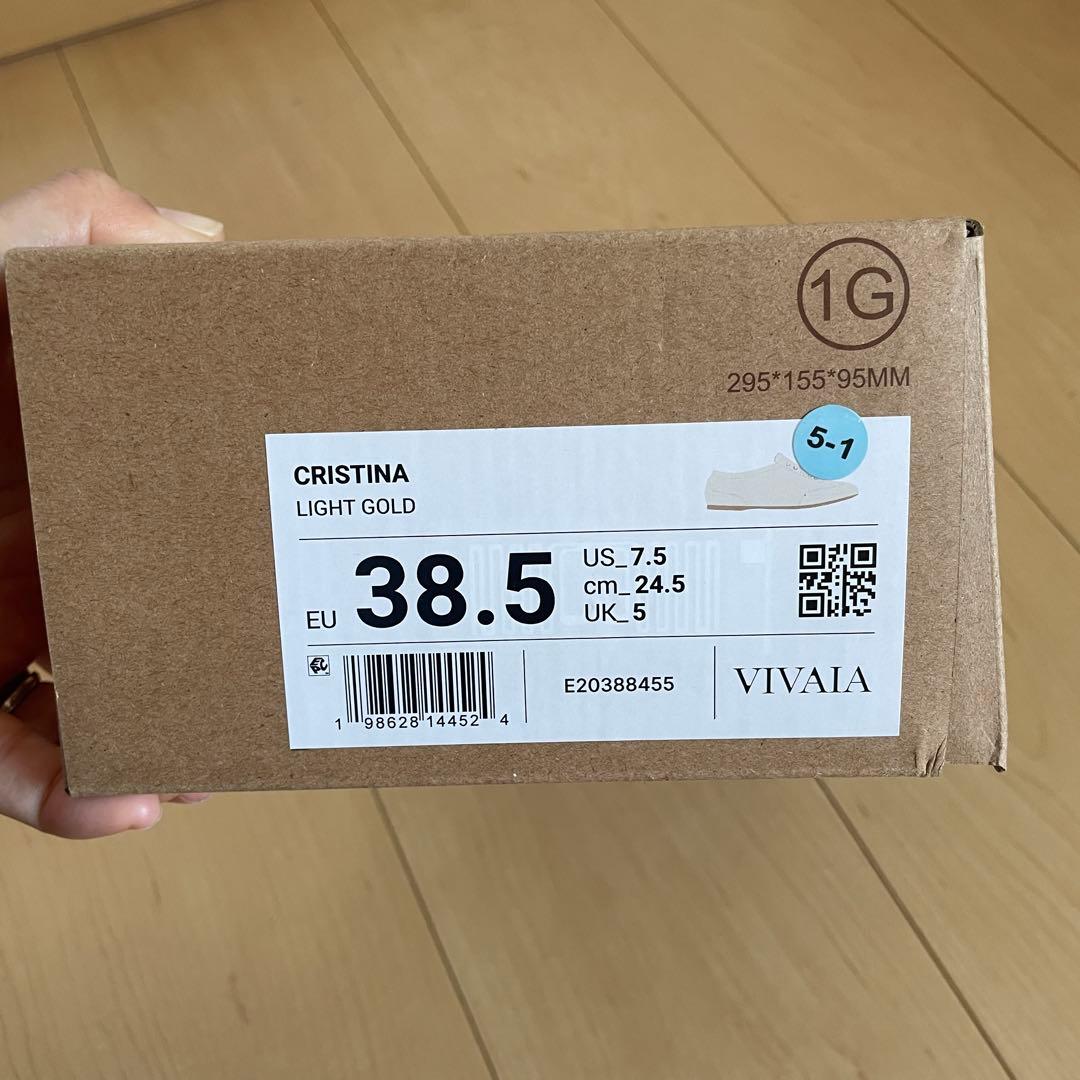 1度のみ使用☆VIVAIA Cristina レースアップスニーカー24.5cm